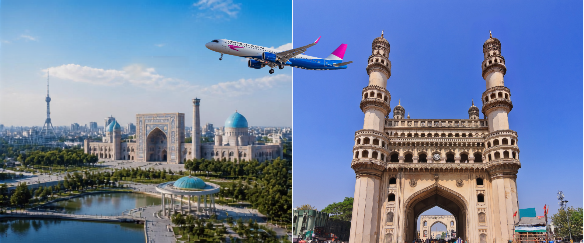 Uzbekistan Gets Closer to India as Centrum Air Adds Hyderabad–Tashkent Connectivity